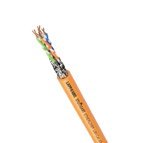 Cabluri si conductoare - Cablu ETHERLINE® LAN Cat.6A F/FTP 4x2xAWG23 LSZH, 500 MHz - Imagine principală