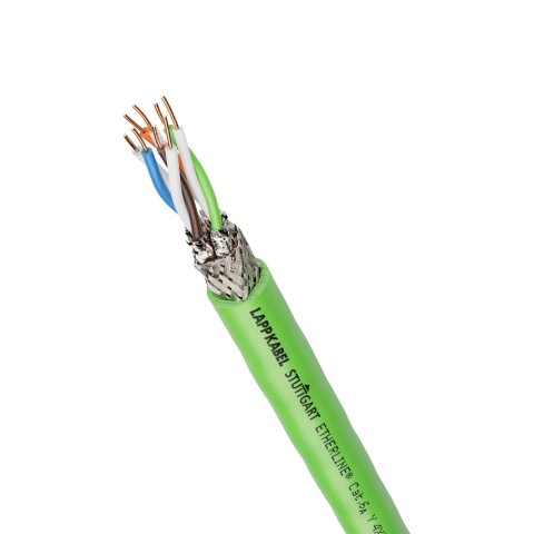 Cabluri si conductoare - ETHERLINE® Cat.6A P, S/FTP, PUR, 4x2x22/1 AWG - Imagine principală