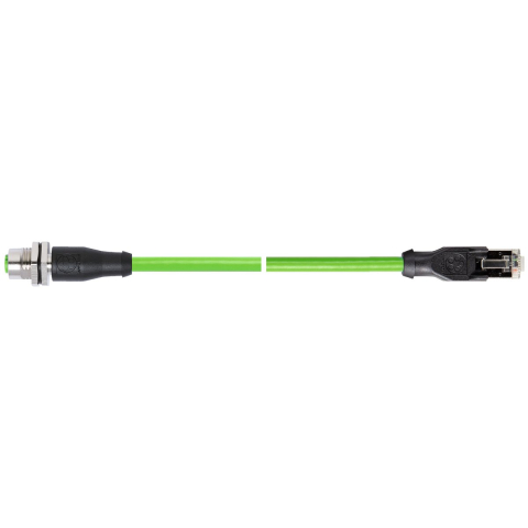 Cabluri si conductoare - Cablu Patchcord LAPP ETHERLINE® PN Flex Cat.5 M12-RJ45, 2m - Imagine principală