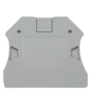 Cleme - Capac clema simpla 2.5; 4; 6; 10mmp gri, pentru cleme cu surub 8WH1, 8WH9000-1PA00, Siemens