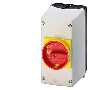 Contactoare, prot.motor - Carcasa pentru protectie motor Siemens, S00-S0, cu oprire de urgenta, IP55, 54mm, 3RV1923-1FA00, Siemens