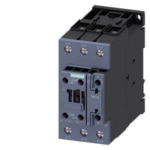 Contactoare, prot.motor - Contactor 40A AC-3, 18.5kW, 3P, 400V,  1NO+1NC, Uc=24Vdc, varistor, S2