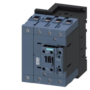 Contactoare, prot.motor - Contactor 4P (2NO+2NC), AC-3, 65A, 30kW, (AC-1, 100A) 400V, aux.1NO+1NC, Uc=230Vac, S3, 3RT2544-1AP00