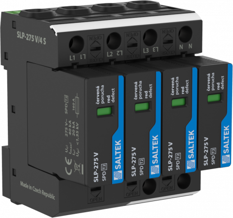 Protecţie trăsnet-supratensiuni - SLP-275 V/4S Saltek