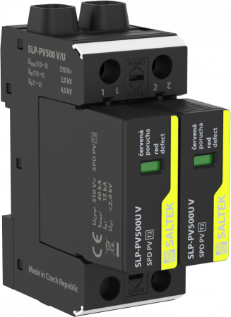 Protecţie trăsnet-supratensiuni - SLP-PV500 V/U Saltek
