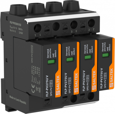 Protecţie trăsnet-supratensiuni - FLP-PV550 V/U Saltek
