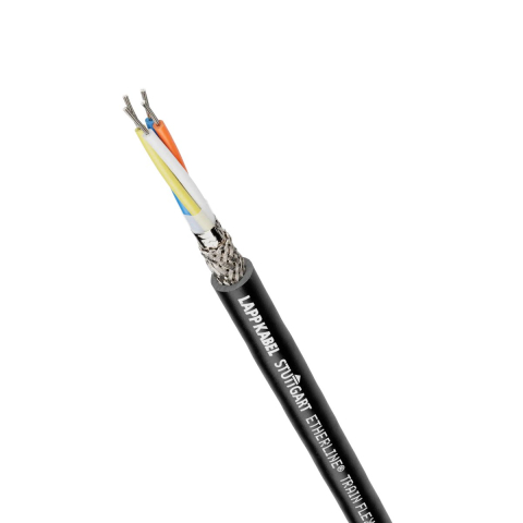 Cabluri si conductoare - ETHERLINE TRAIN FLEX Cat.5e 1x4x22/7 PE - Cablu Ethernet Feroviar
