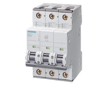 Lichidare de stoc - Intreruptor automat 50A, curba C, 3P, 3M, 10kA ,Siemens 5SY4350-7