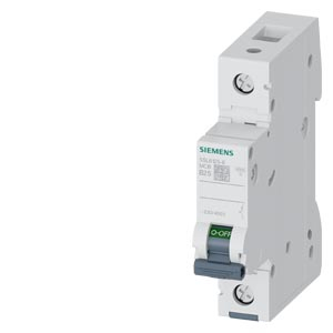 Sigurante monopolare curba B - Intreruptor automat 25A, curba B, 1P, 1M, 6kA