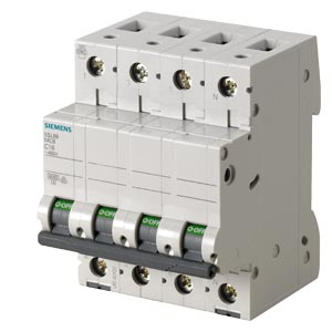 Sigurante tetrapolare - Intreruptor automat 10A, curba C, 3P+N, 4M, 6kA