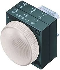 Lichidare de stoc - Lampa plastic, transparenta 22mm, 3SB3001-6BA70, Siemens