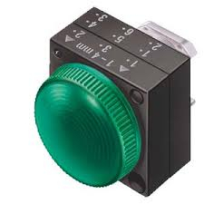 Lichidare de stoc - Lampa plastic, verde 22mm, 3SB3001-6BA40, Siemens