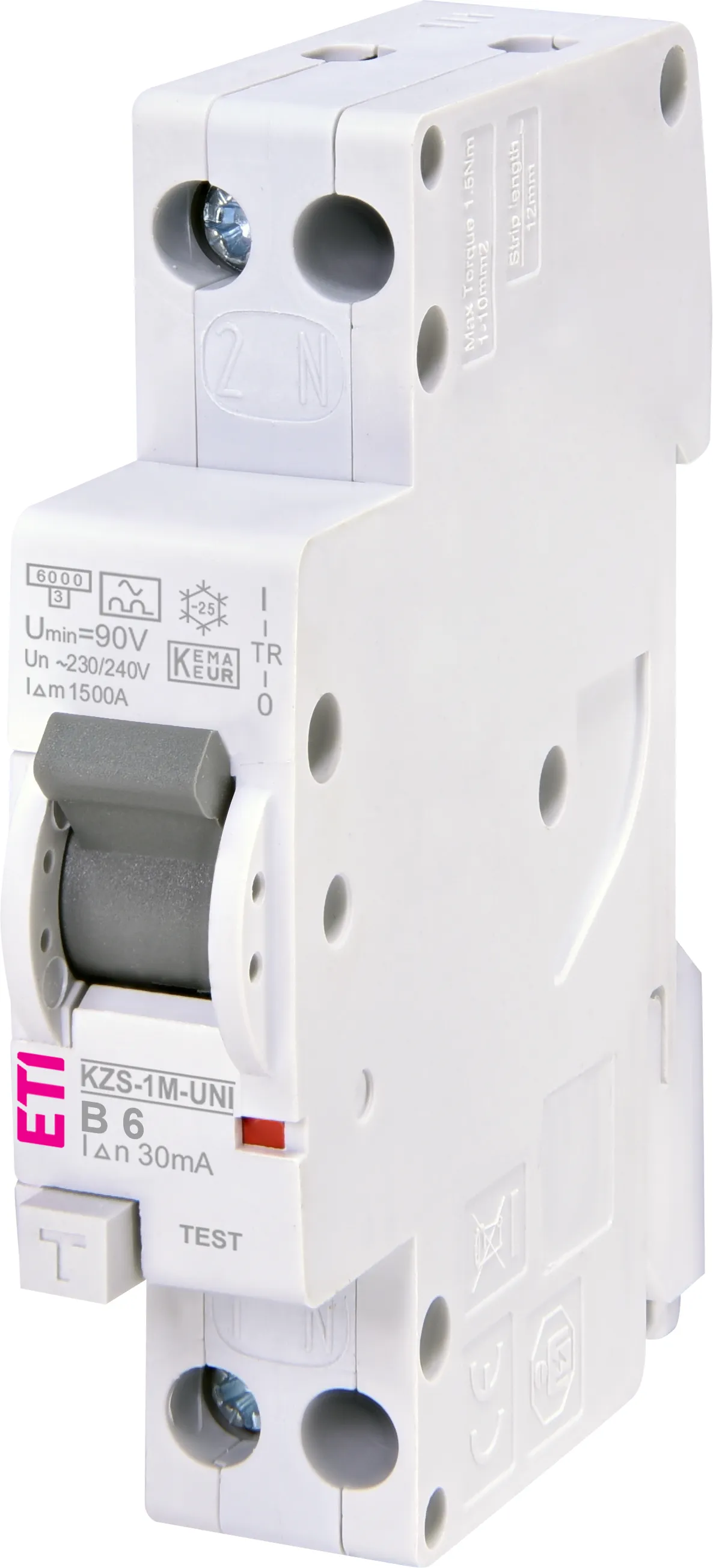 Diferential RCBO curba B tip A - 2176021, ETI