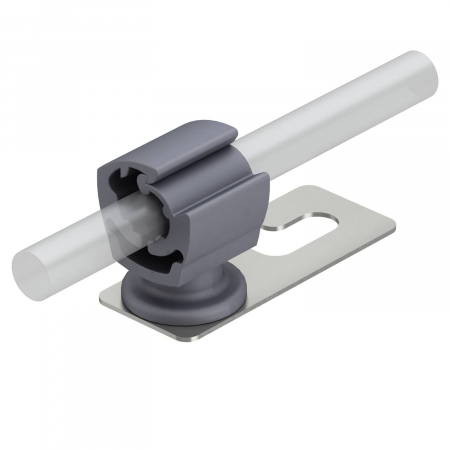 Protecţie trăsnet-supratensiuni - Suport conductor pe acoperis 159 K-VA; 8-10mm