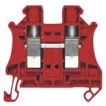 Clema simpla 2.5mmp rosu, conexiune cu surub