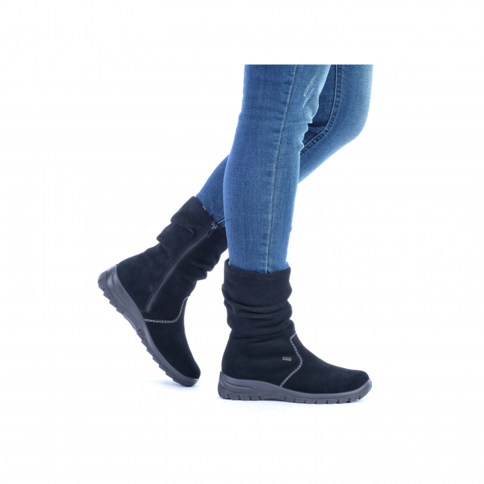 Cizme din piele intoarsa Rieker Z7171-01 [12]