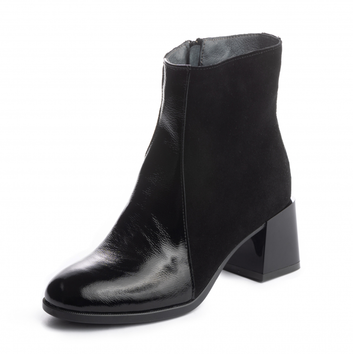 Botine piele 628 negru [2]