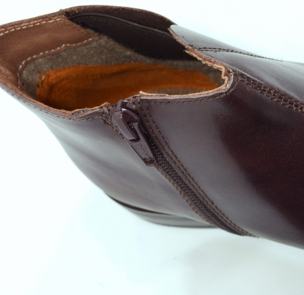 Botine piele Mark 586 Maro Inchis [2]