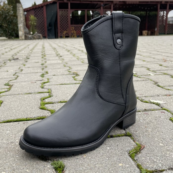 Cizme piele naturala 334 negru [3]