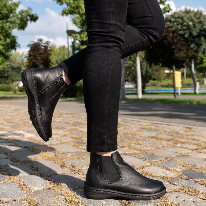 Ghete din piele 562 Negru [2]