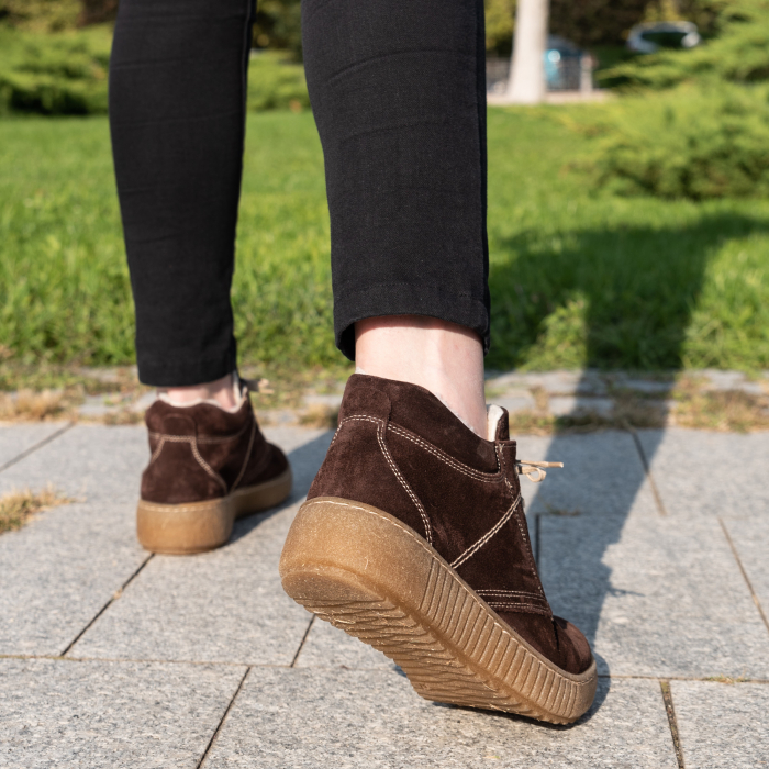 Ghete din piele 571 Maro Inchis [5]