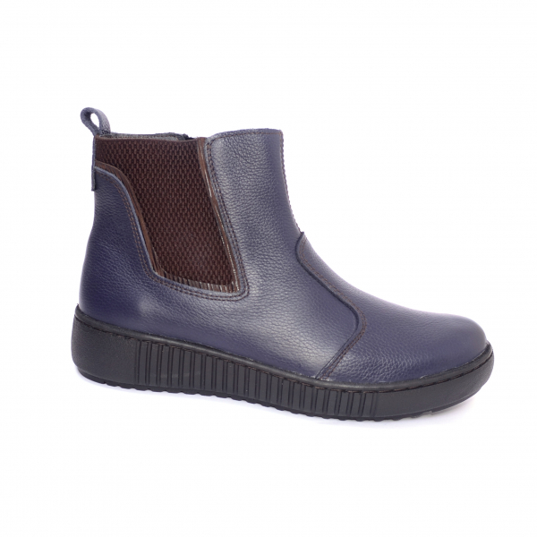 Ghete din piele 582 bleumarin [3]