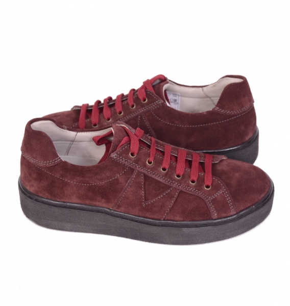 Pantofi casual dama 556 Bordo [4]