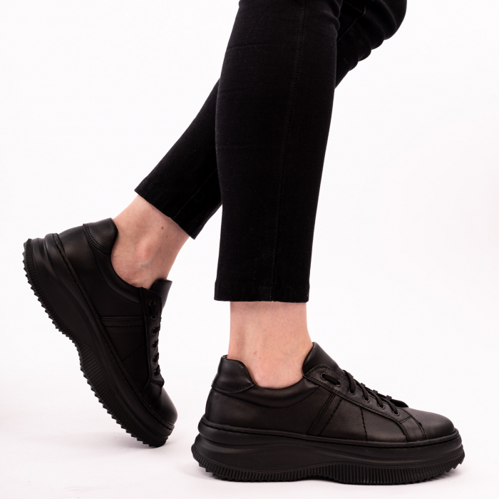 Pantofi casual dama 600 Negru [2]