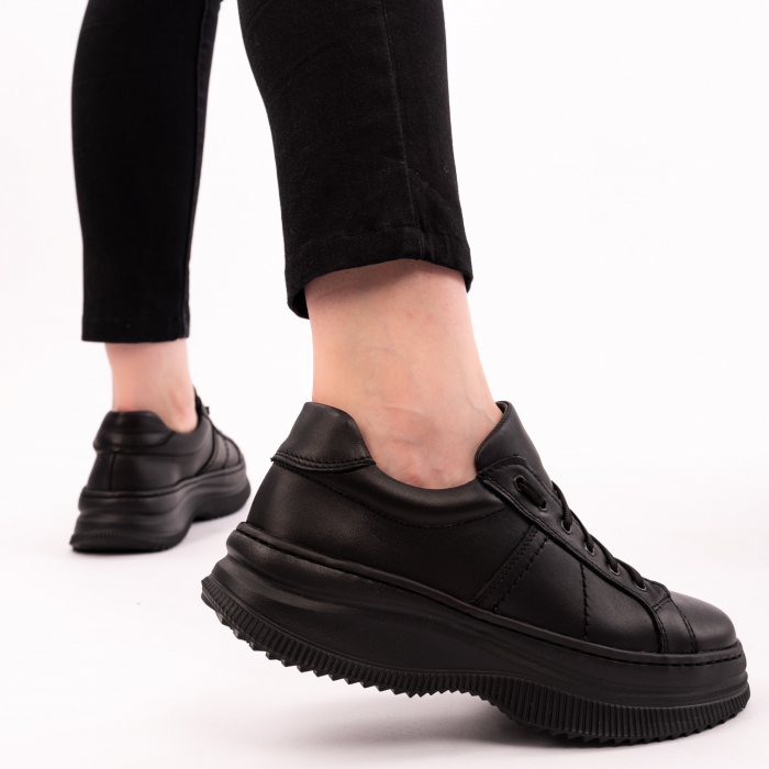 Pantofi casual dama 600 Negru [1]