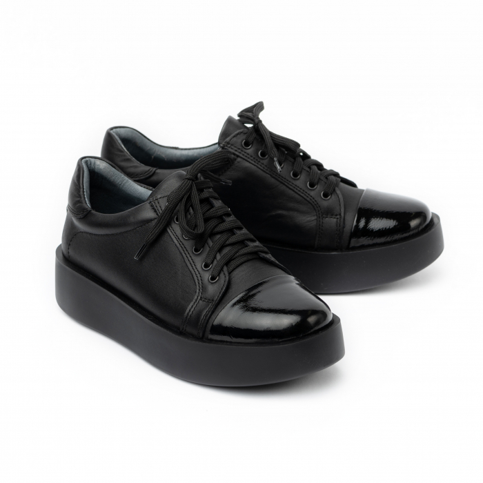 Pantofi casual dama 607 Negru [3]
