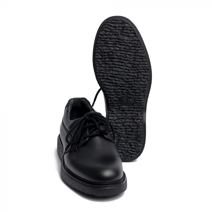 Pantofi casual din piele naturala 1036 negru [3]