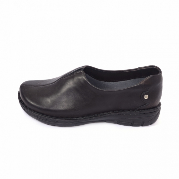 Pantofi confortabili din piele naturala 9000 negru [4]