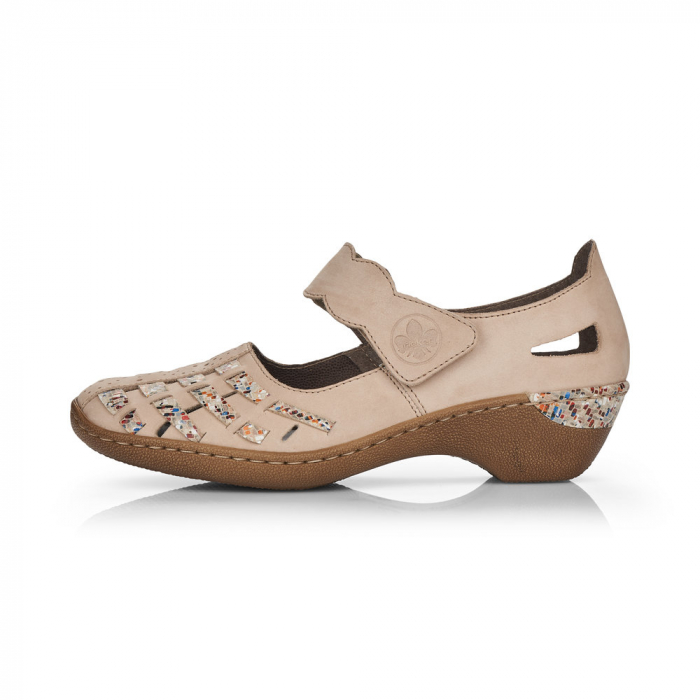 Pantofi de piele naturala Rieker 48369-60 [6]