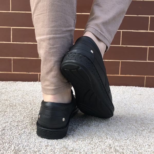 Pantofi Ortopedici din piele Medline 274/1 Negru [2]