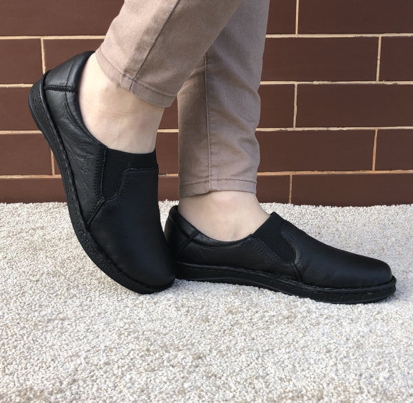 Pantofi din piele dama Medline 278/1 Negru [2]