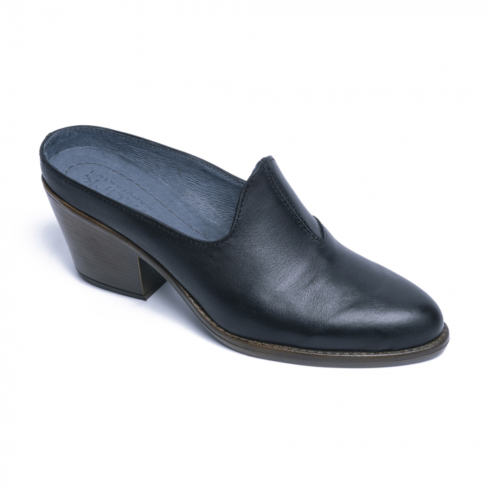 Pantofi din piele naturala 001 negru [3]