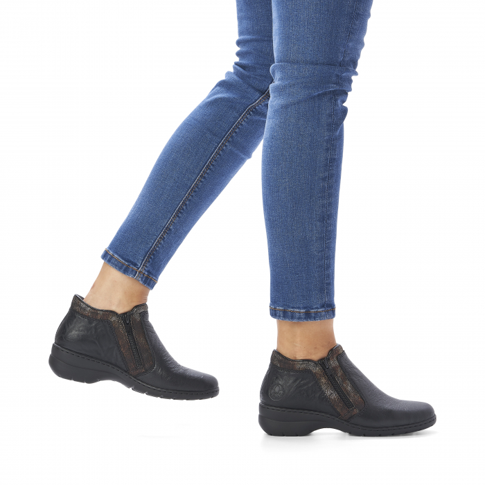 Pantofi din piele naturala Rieker L4382-00 [10]