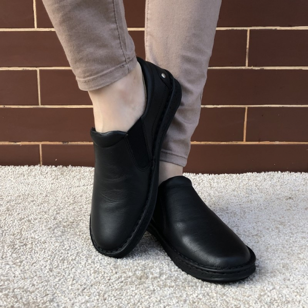 Pantofi Ortopedici din piele Medline 274/1 Negru [3]