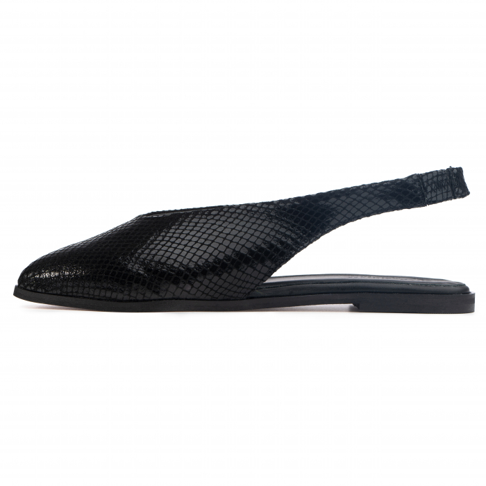 Pantofi piele naturala 035 negru-alb [2]