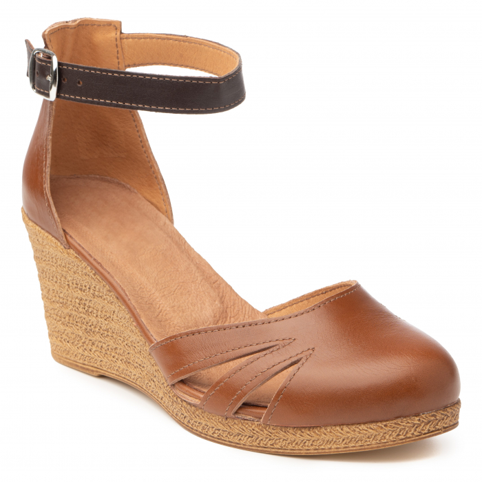 Pantofi piele naturala 036 maro [2]