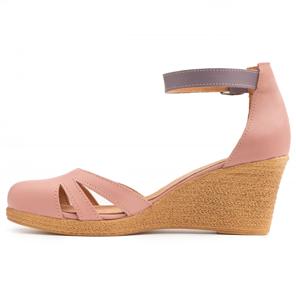 Pantofi piele naturala 036 roz [3]