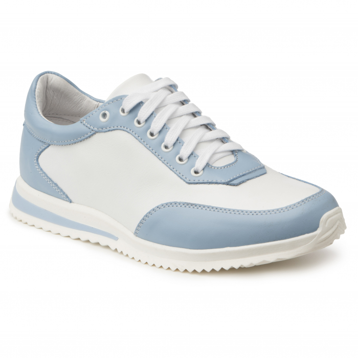 Pantofi piele naturala 647 albastru [2]