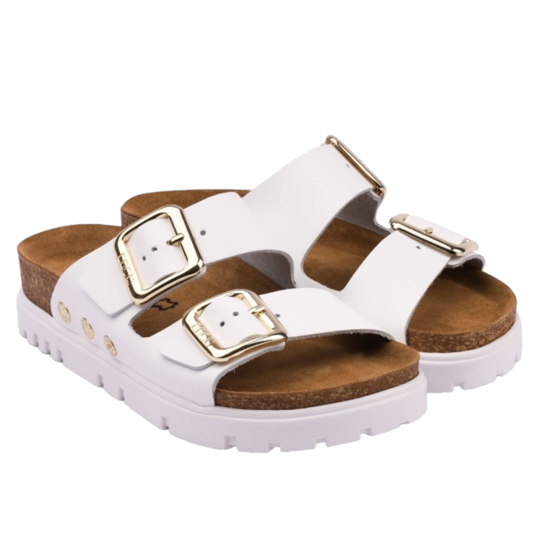 Papuci Leon 6010 alb [2]