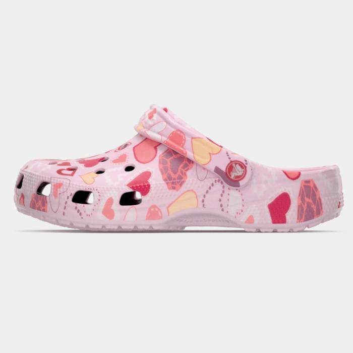 Saboti Crocs Classic 209682 pink milk/hearts [5]