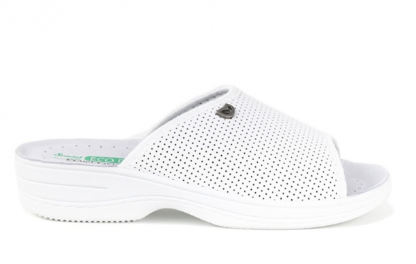 Papuci confortabili EcoBio 201129 Alb [2]