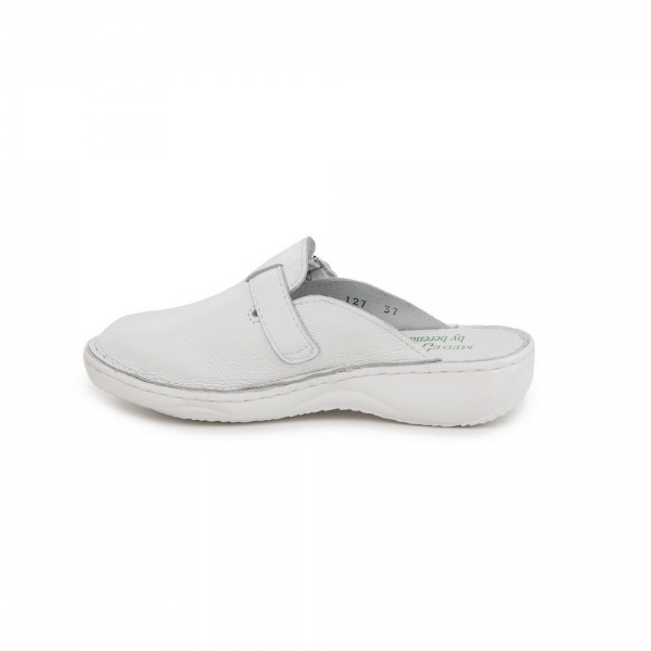Saboti de piele Medline 127 alb [3]