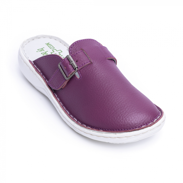 Saboti de piele Medline 127 magenta [2]