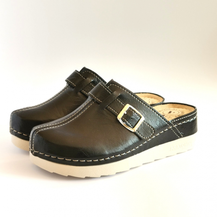 Saboti piele 343 negru [2]