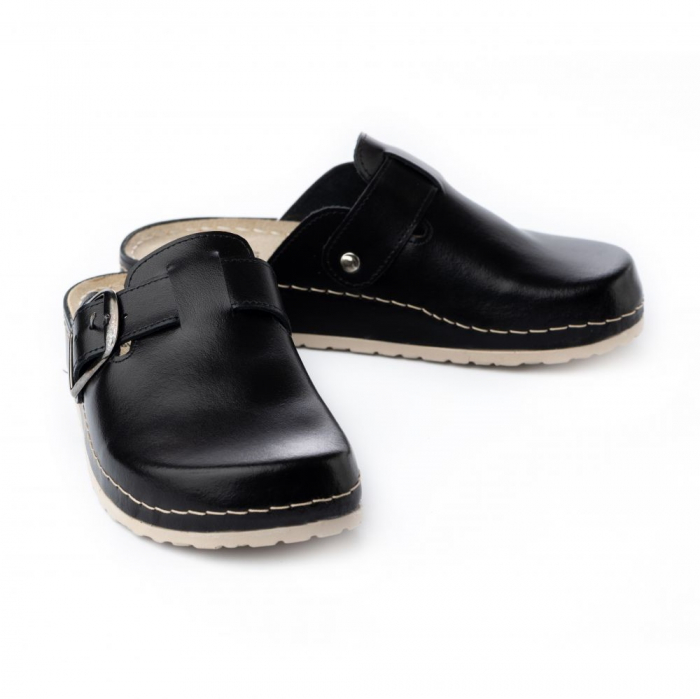 Saboti piele 328 negru [2]
