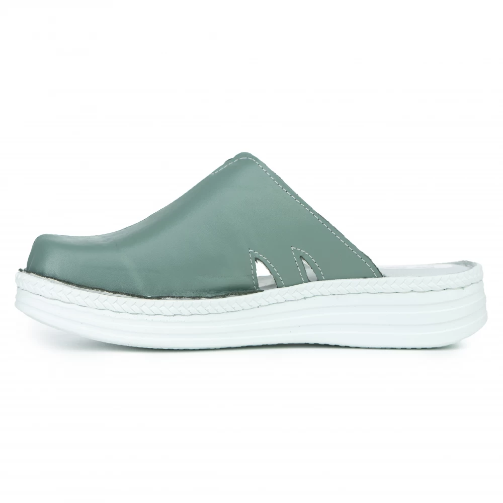 Saboti piele naturala 4013 olive [5]